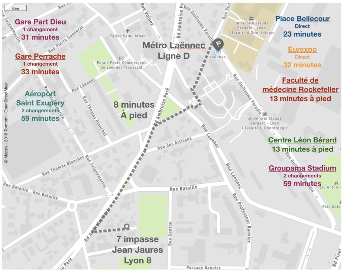 Lyon Urban Cocoon Gite Urbain Eco-Responsable Lião Exterior foto